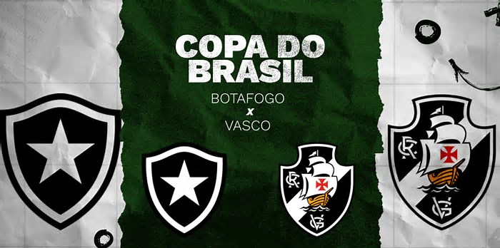 Clássico Botafogo e Vasco decide o último semifinalista da Copa do Brasil